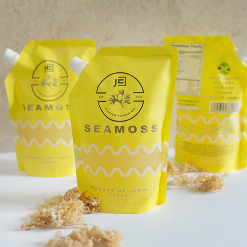 Seamoss by JC Premium Sea Moss Gel Pouch (16oz) | Seamoss by JC