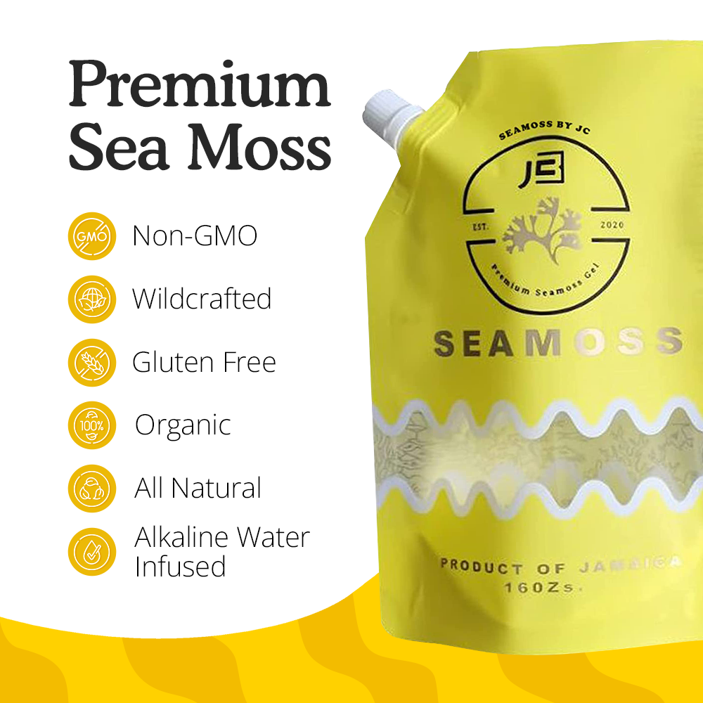 Seamoss by JC Premium Gel Pouch 16oz